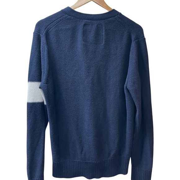 American Eagle Outfitters Men's Dark Blue Cardigan - Picture 2 of 6